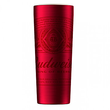 Budweiser 16 Oz Aluminum Red Cups 2-Pack