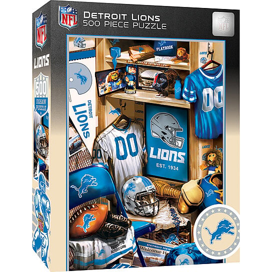 MasterPieces 1000 Piece Jigsaw Puzzle - NFL Detroit Lions Gameday