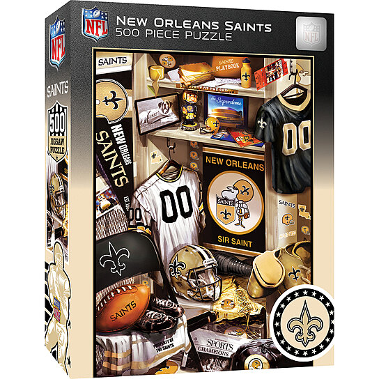 NFL New Orleans Saints 500pc Retro Series Puzzle