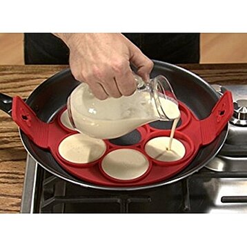 Fried Egg Mold For Frying Pan Egg Rings Silicone Pancake Mold