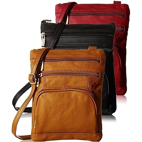 Buy Ultra-Soft Genuine Leather Crossbody Bag, Available in 9 Colors by Maze Exclusive on OpenSky