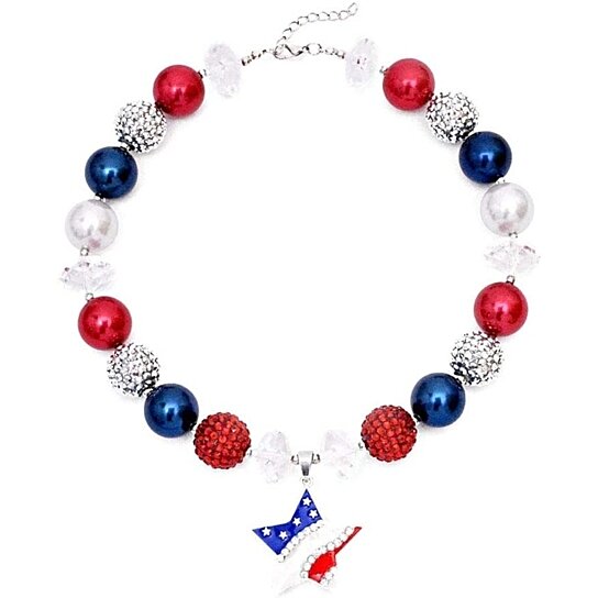 fourth of july necklace