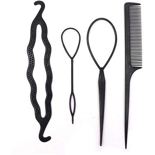 Buy Eastjing New 4Pcs/Set Hair Twist Styling Clip Stick Bun Maker Braid  Tool Hair Accessories Comfortable and Environmentally Professional Desig by  Eastjing Mart on Dot & Bo