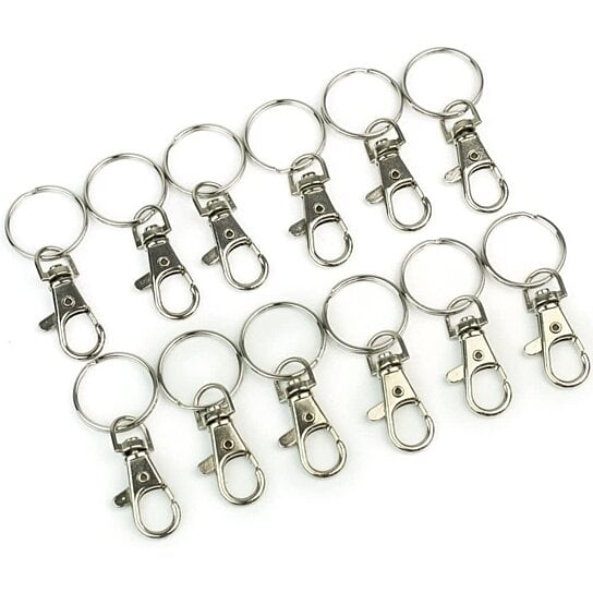 Amagogo Snap Hook With Swivel Joint For Dog Leashes - Silver Made Of Strong Stainless Steel 88mm 