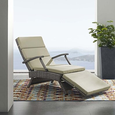 Envisage Chaise Outdoor Patio Wicker Rattan Lounge Chair-EEI-2301