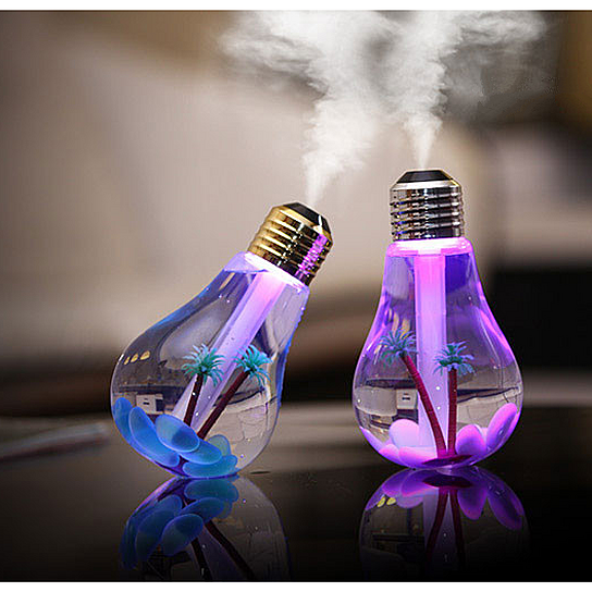 Glow Bulb Multi-Color LED Humidifier