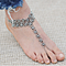 Bohemian Flower Link Barefoot Sandals Design Anklet