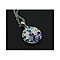 SALE :: Periwinkle Pendant Necklace Platinum Plated