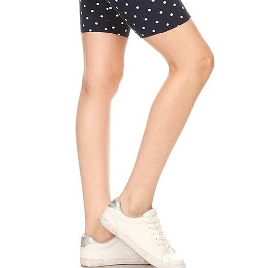 polka dot biker shorts