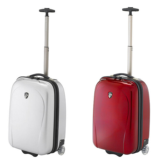 heys red luggage