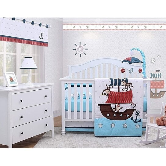 pirate crib sheets