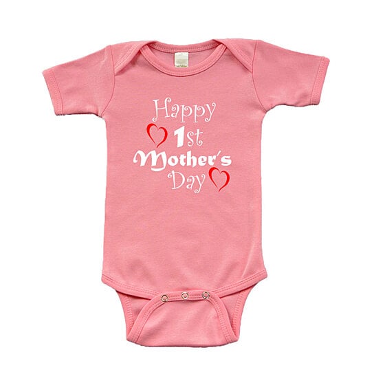 happy 1st mothers day onesie