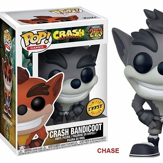 crash bandicoot pop vinyls