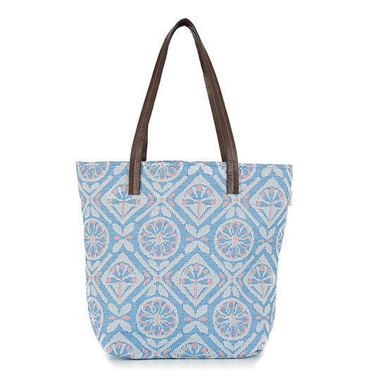 Buy Elsa Jacquard Bag - Bulbe Blue by Pattern LA on OpenSky