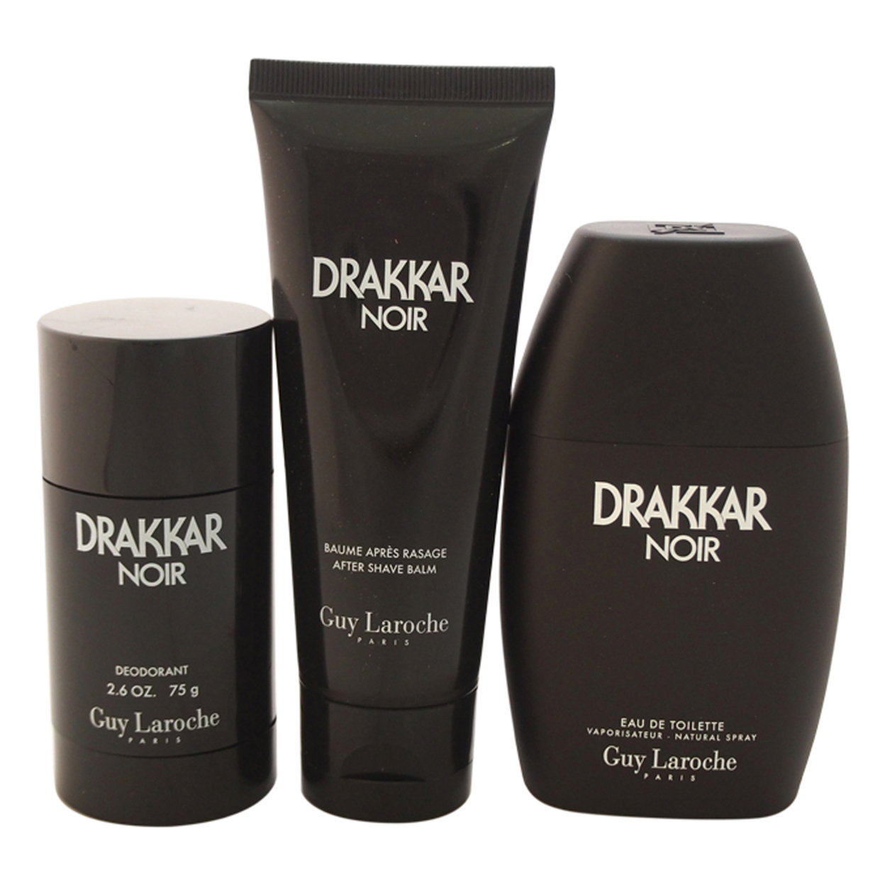 Buy Drakkar Noir By Guy Laroche For Men - 3 Pc Gift Set 3.4oz EDT Spray ...