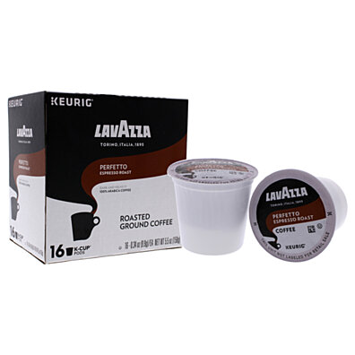 Perfetto Espresso Roast Ground Coffee Pods by Lavazza - 16 x 0.34 oz Coffee T T uATIS 