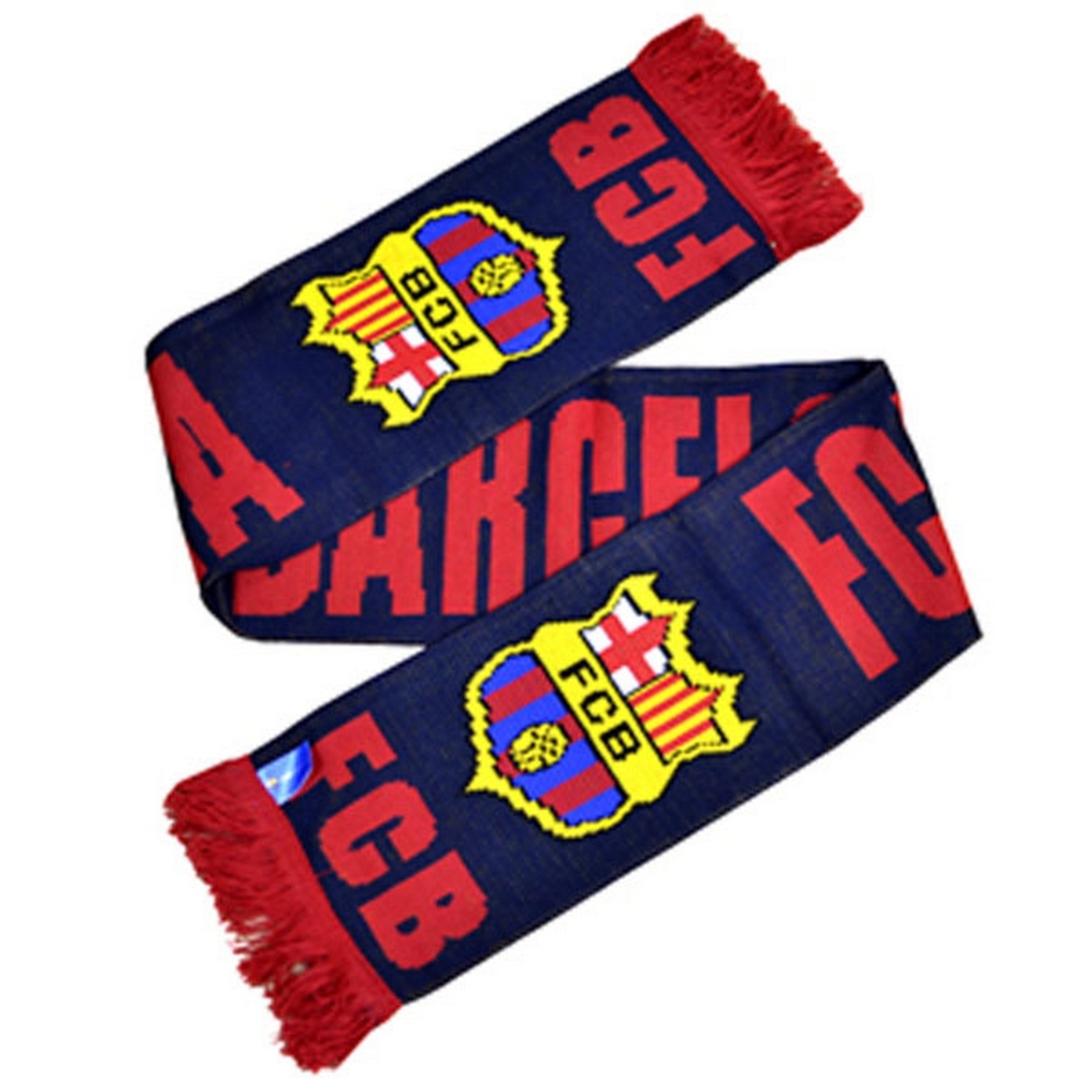 Fc Barcelona Official Football/Soccer Crest Winter Scarf 5057080100552 ...