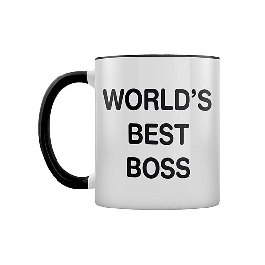 Mug World's Best Boss Two-Tone Black