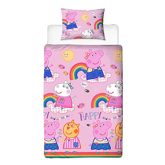 Buy Peppa Pig Hooray Reversible Duvet Set By Pertemba Us On Dot Bo