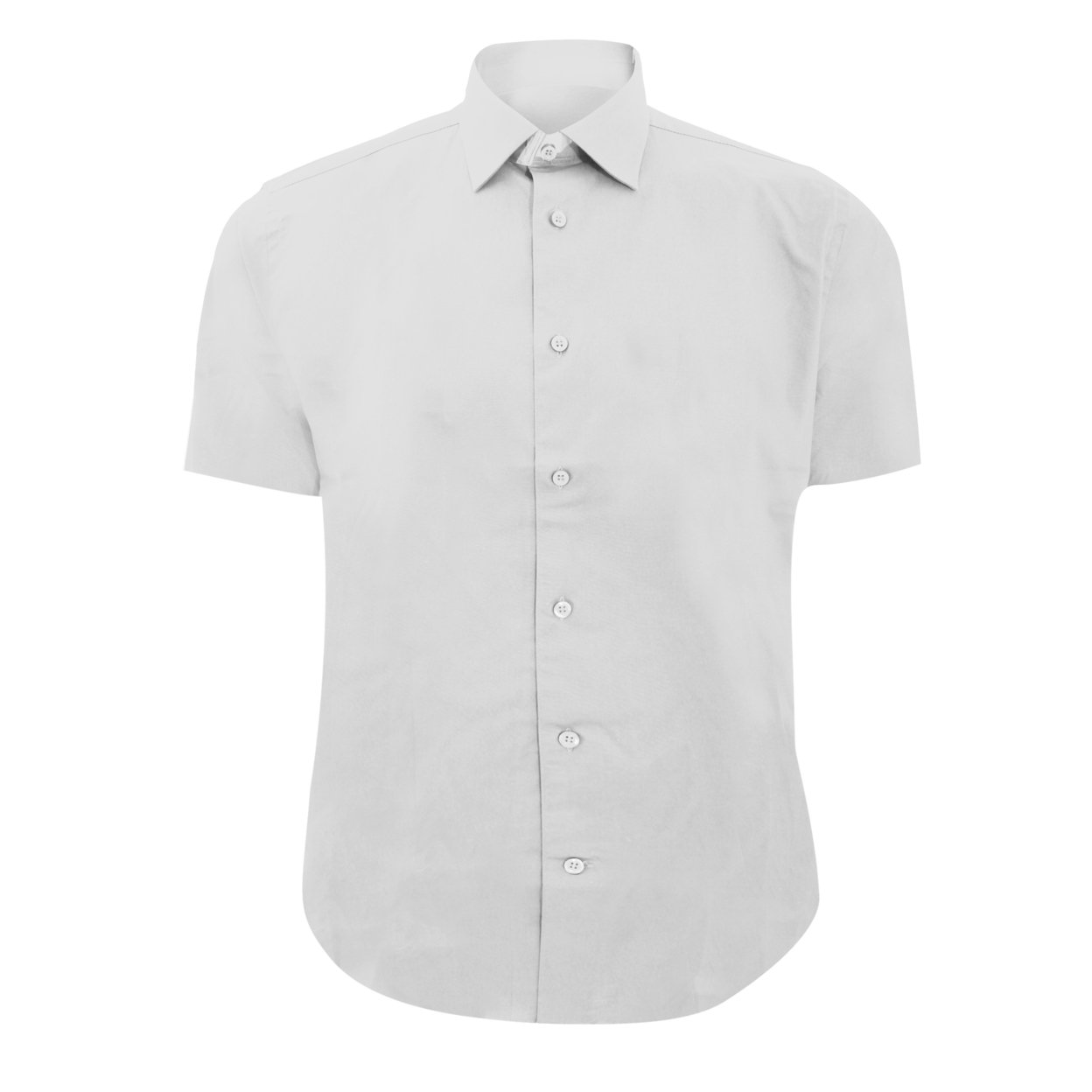 Russell Mens Oxford Easycare Short Sleeve Work Waiter Office Workwear Shirt