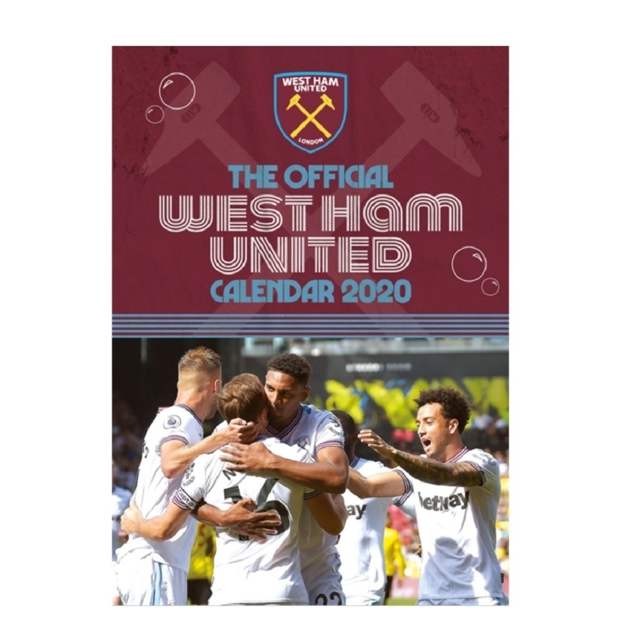 West Ham United 2020 Official Wall Calendar 5059444163470 eBay