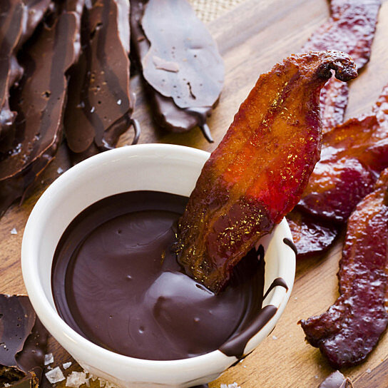 Buy Dark Chocolate Covered Bacon by Pig of the Month BBQ on OpenSky