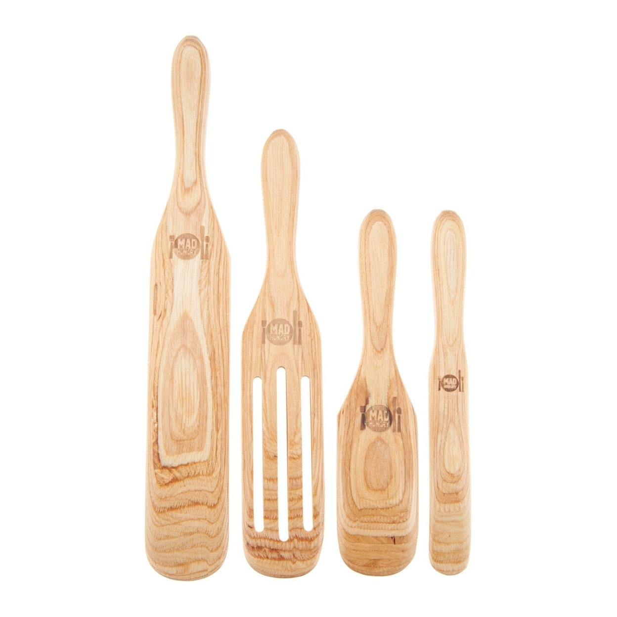 Buy Mad Hungry 4-Piece Multi-Use Pakka Wood Spurtle Set ...