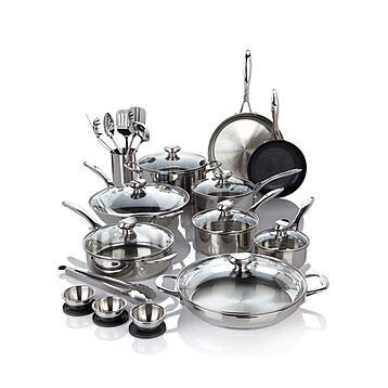 Buy Wolfgang Puck Bistro Elite 27-piece Stainless Steel Cookware Set by  Nobody Lower on Dot & Bo