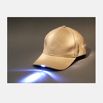 baseball cap flashlight