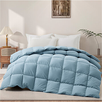 Queen Comforter Duvet Insert White - Quilted Comforter with Corner