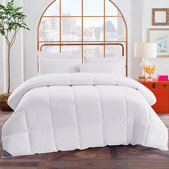 Buy All Season White Down Comforter Duvet Insert 100 Cotton 600