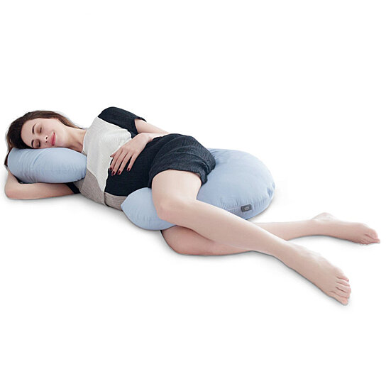 Buy C Shaped Maternity Pregnancy Contoured Body Pillow With Zipper
