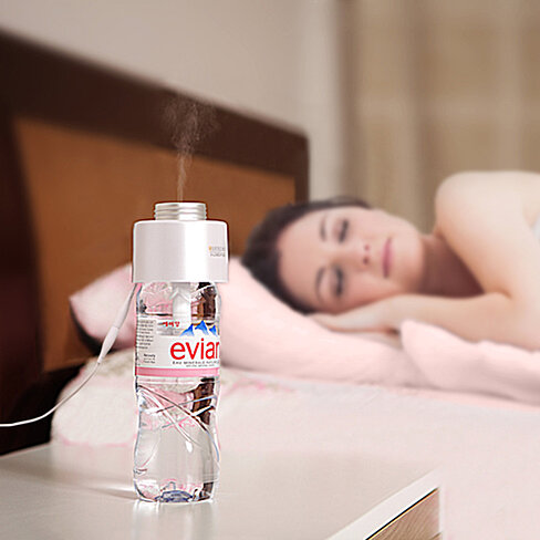 Portable humidifier - a must have for hotel rooms!