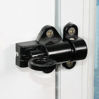 Nologo Durable Practical 1PC Anti Theft Cam Lock Bolt Latch for Aluminium Alloy Sliding Window Door