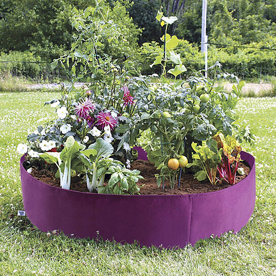 Non-Woven Round Garden Home Vegetables Flower Nursery Pot Growing Bag Planter