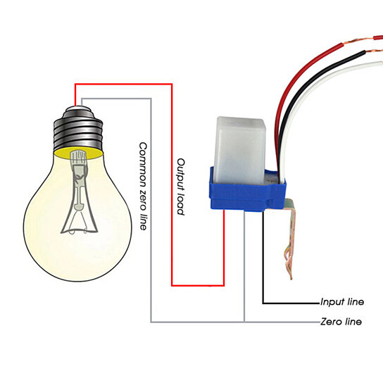 automatic daylight sensor switch