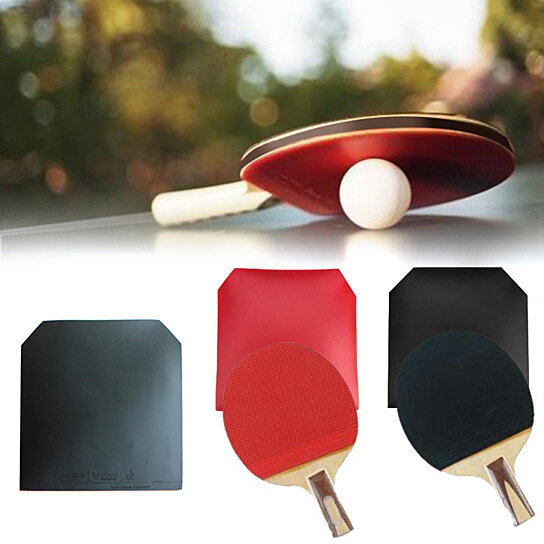 Table Tennis Ping Pong Paddle Racket Inverted Pimples In Pips-In Rubber Sponge 