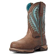 Ariat 10031667 Women Java Anthem Venttek 10" Composite Toe Leather Cowgirl Boot