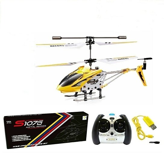 Syma S107G 3.5CH RC Helicopter Phantom Metal Mini Remote Control Helicopter GYRO 