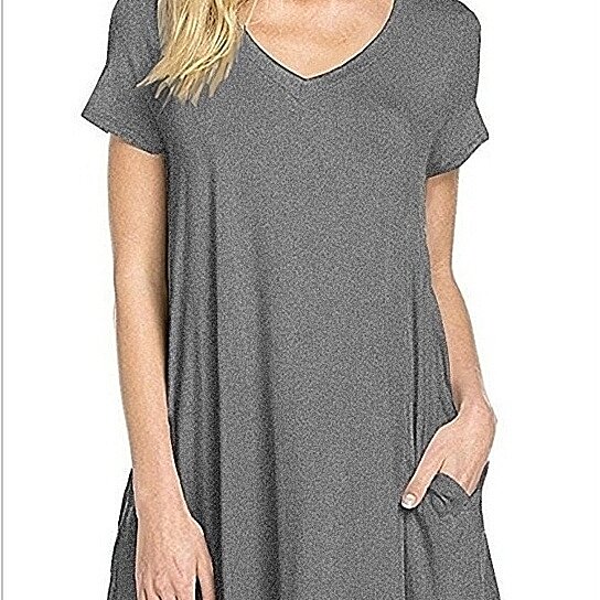 Buy Women Loose Short T Shirt Dress Tops by BBone on OpenSky
