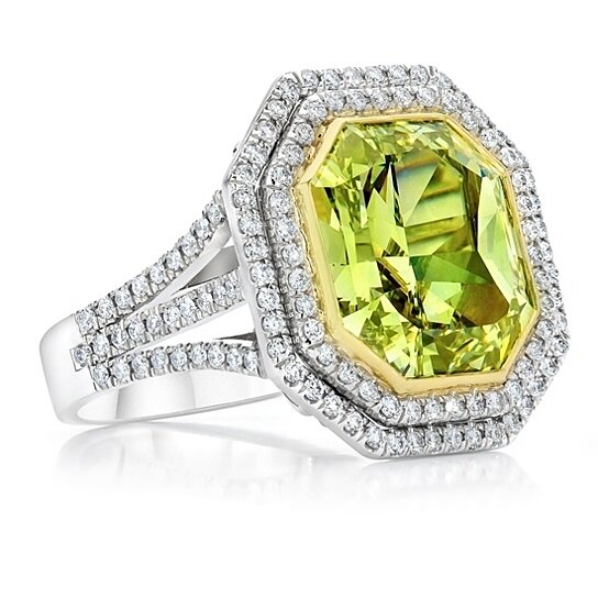 Buy 11+ Carat Green Diamond Ring by SRWNYC on OpenSky