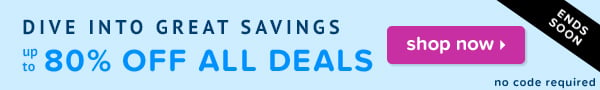 Dive into great savings with up to 80% off all deals