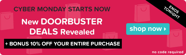 Cyber Monday Starts NOW: New Doorbuster Deals Revealed