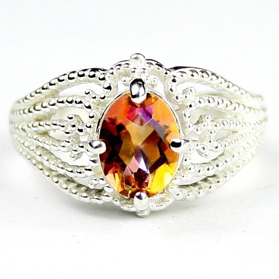 Buy SR365, Twilight Fire Topaz, 925 Sterling Silver Ladies Ring by ...