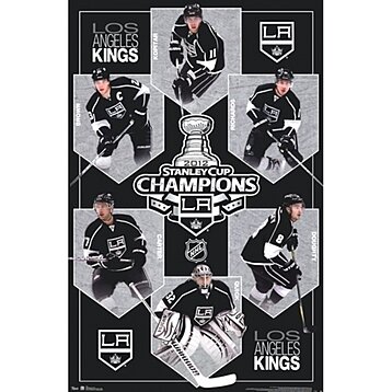 2012 Stanley Cup Championship Poster - Los Angeles Kings 