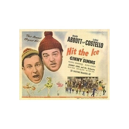 Buy Abbott and Costello, Hit the Ice, c.1943 Movie Poster (17 x 11 ...