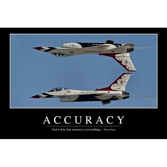 Buy Accuracy - Inspirational Quote and Motivational Poster. It reads ...