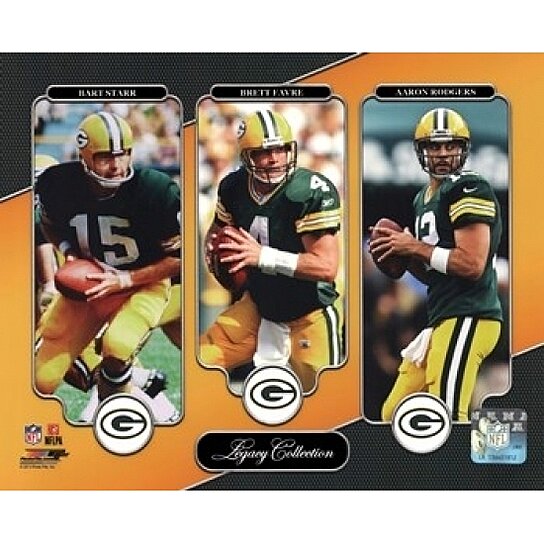 Brett Favre/Bart Starr/Aaron Rodgers Canvas » BS Collectibles