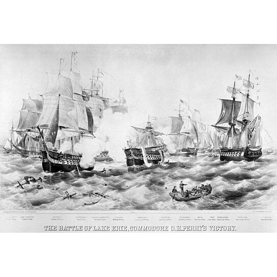 Buy Battle Of Lake Erie 1813 Noliver Hazard Perrys Victory At Lake