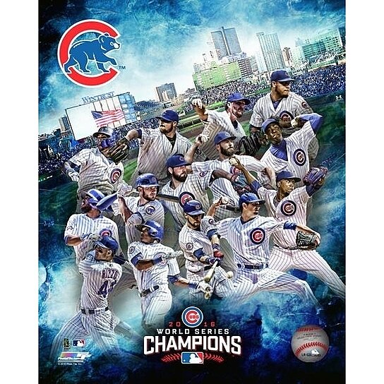 Chicago Cubs 2016 World Series Champions 14-Stars Premium Poster Print –  Sports Poster Warehouse